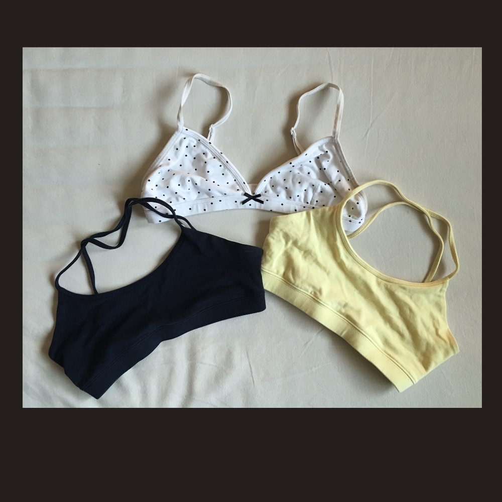 Bras trio. Size S.